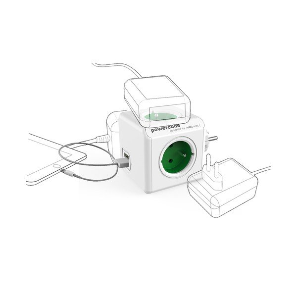 Presa di corrente PowerCube Original USB - Cubenest-image-2
