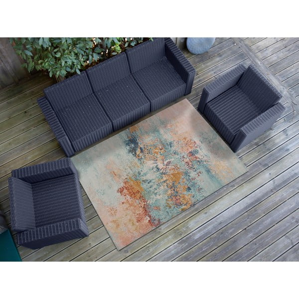 Tappeto beige per esterni 150x80 cm Fancy - Universal-image-1