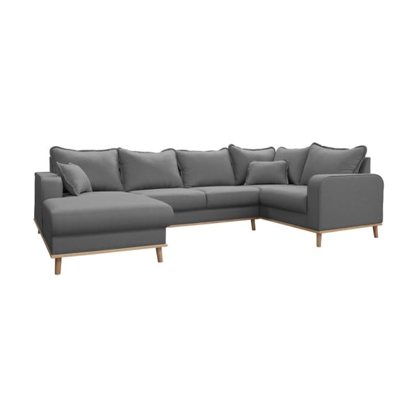 Divano angolare grigio (angolo sinistro) Beata - Ropez-image-2