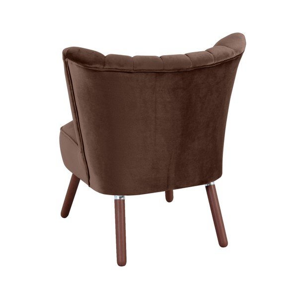 Poltrona Alessandro Velour marrone scuro - Max Winzer-image-2