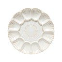 Piatto bianco in gres ø 25 cm Cristal – Costa Nova