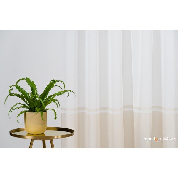 Tenda beige-bianco 300x260 cm Sanova - Mendola Fabrics-image-3