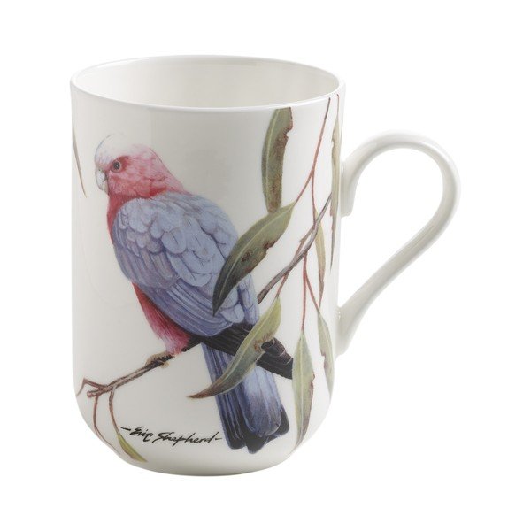Hrnek z kostního porcelánu Maxwell & Williams Birds Galahs, 330 ml