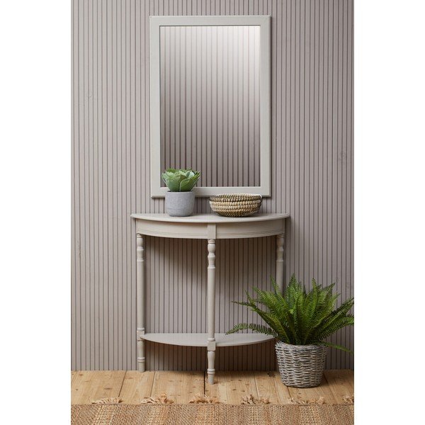 Tavolo consolle beige in pino massiccio 30x80 cm Heritage – Premier Housewares-image-1