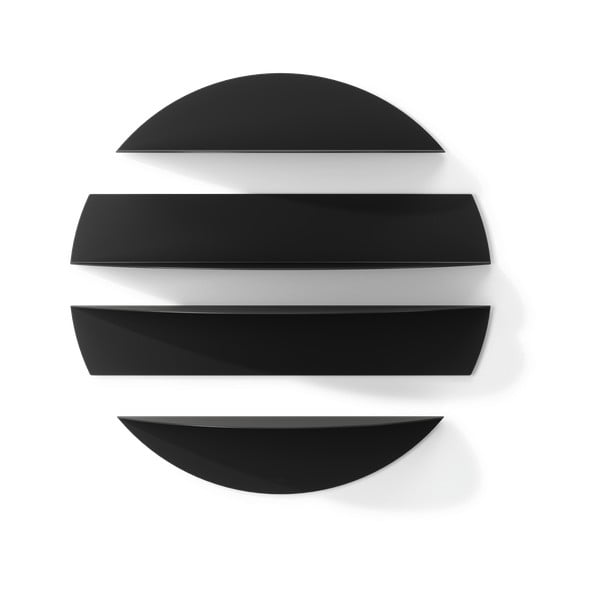 Set di 4 mensole in metallo nero da 76 cm Solis - Umbra-image-3