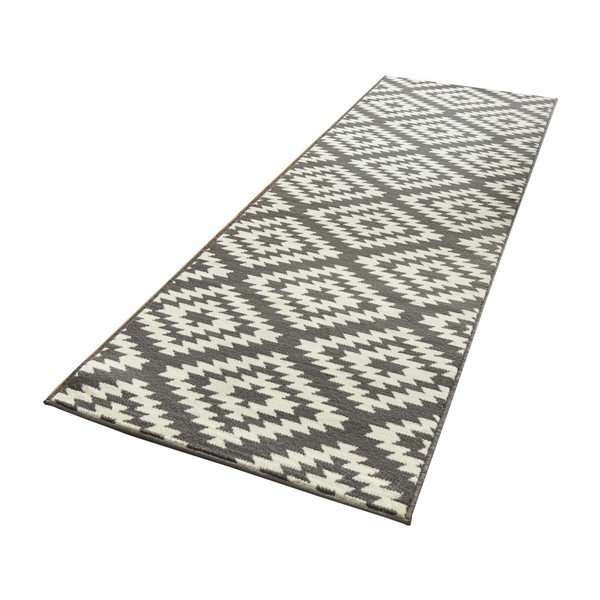 Runner grigio e bianco , 80 x 350 cm Basic Nordic - Hanse Home-image-2