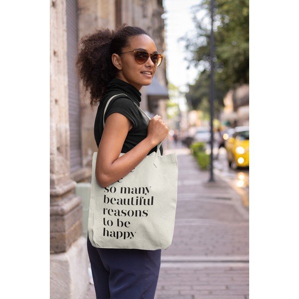 Borsa in tessuto beige - Kate Louise-image-2