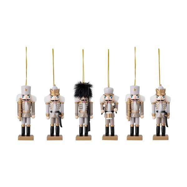 Decorazioni per albero di natale in set in legno 6 pz 13 cm Nikita – Bloomingville