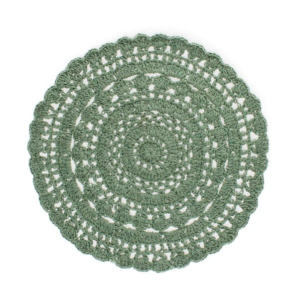 Tovaglietta in misto cotone ø 35 cm Crochet – Rex London