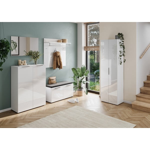 Armadietto bianco 59x197 cm Genova - Germania-image-4