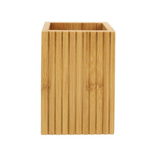 Portaspazzolino di colore naturale in bambù Hanoi – douceur d'intérieur
