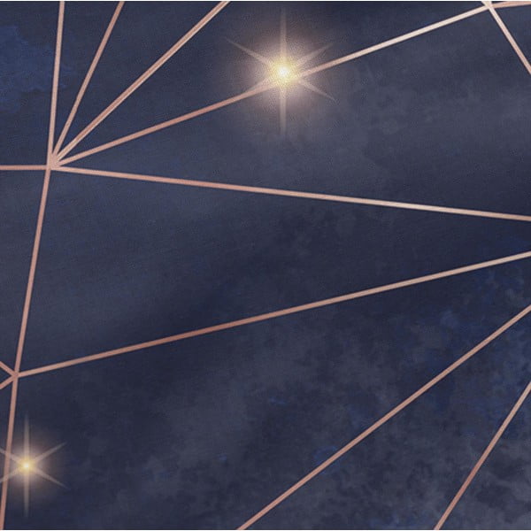 Set di 2 federe in cotone Blu profondo, 50 x 75 cm Blanc - Blanc-image-1