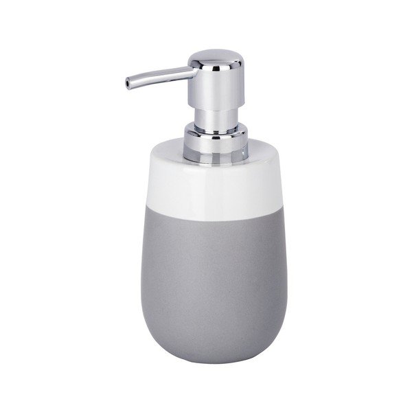 Distributore di sapone in ceramica bianca e grigia wenko Malta - Wenko
