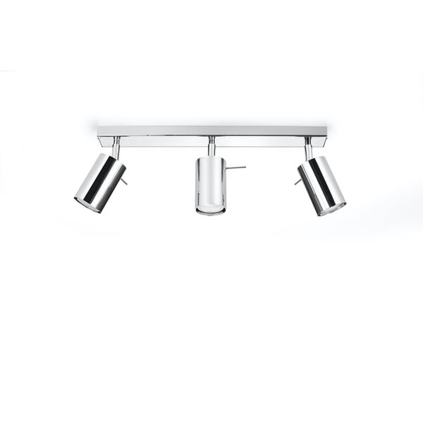 Lampada da soffitto in argento, lunghezza 45 cm Etna - Sollux-image-2