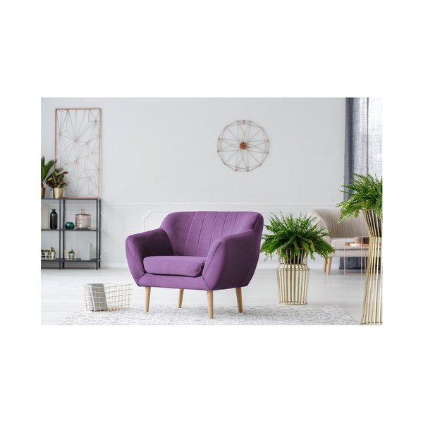 Poltrona viola Benito - Mazzini Sofas-image-2