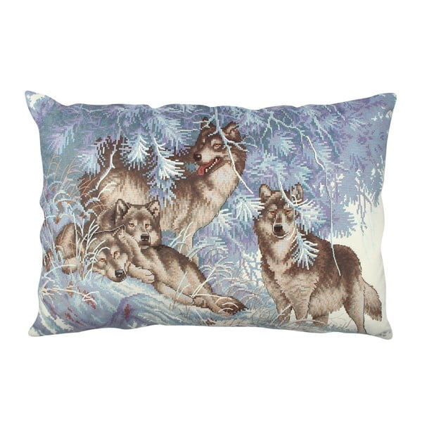Cuscino Wolf, 33 x 48 cm - Gravel