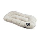 Cuccia beige in camoscio per cane 87x55 cm Flakes – Love Story