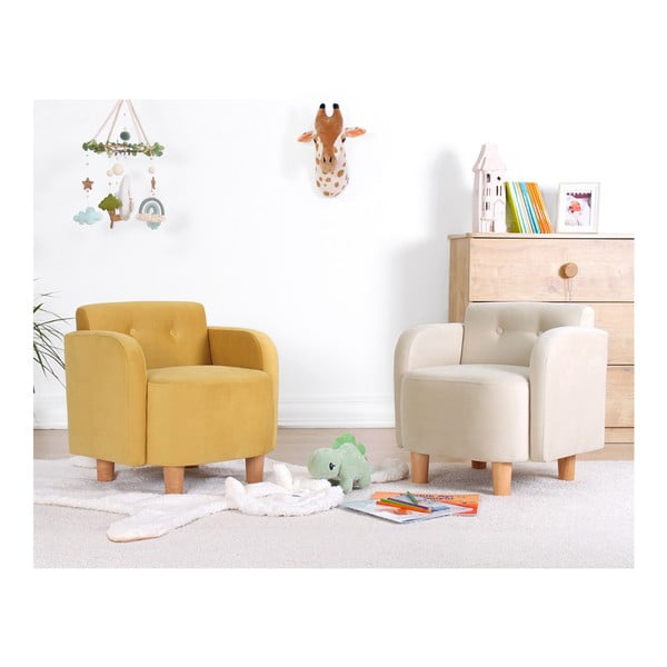 Poltrona gialla per bambini Volie - Artie-image-4