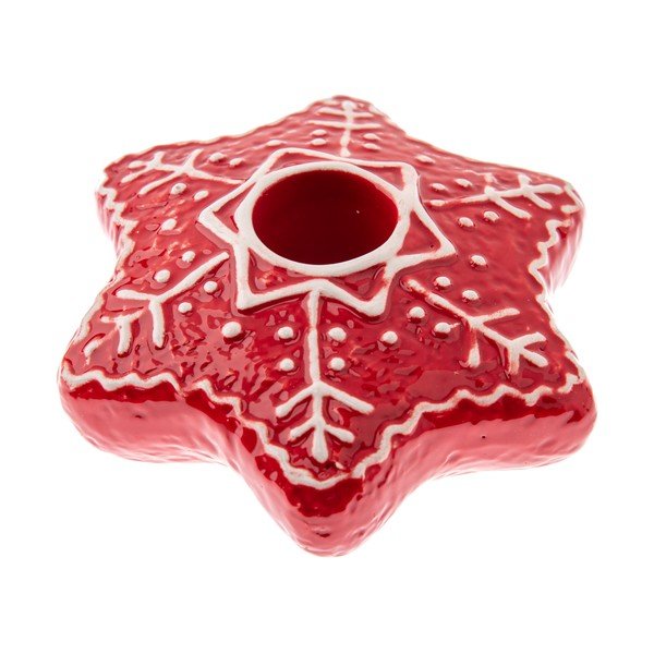 Portacandela in ceramica a tema natalizio Vinterby – Dakls