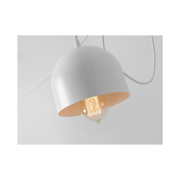 Lampada a sospensione bianca per 4 lampadine Popo - CustomForm-image-2