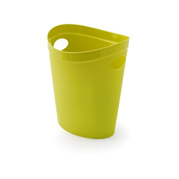 Cestino per carta Flexi giallo lime, 27 x 26 x 34 cm - Addis