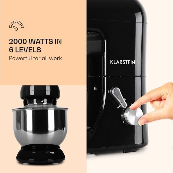 Robot da cucina nero Bella - Klarstein-image-2