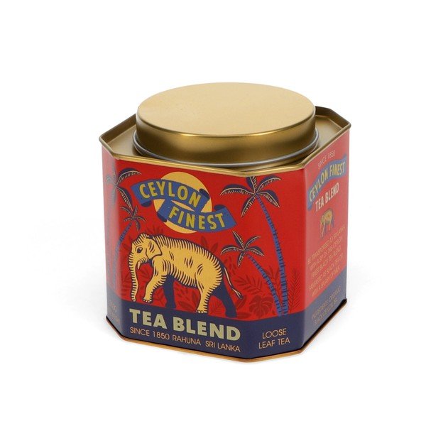 Contenitore per alimenti in metallo per il tè sfuso Ceylon Finest – Rex London