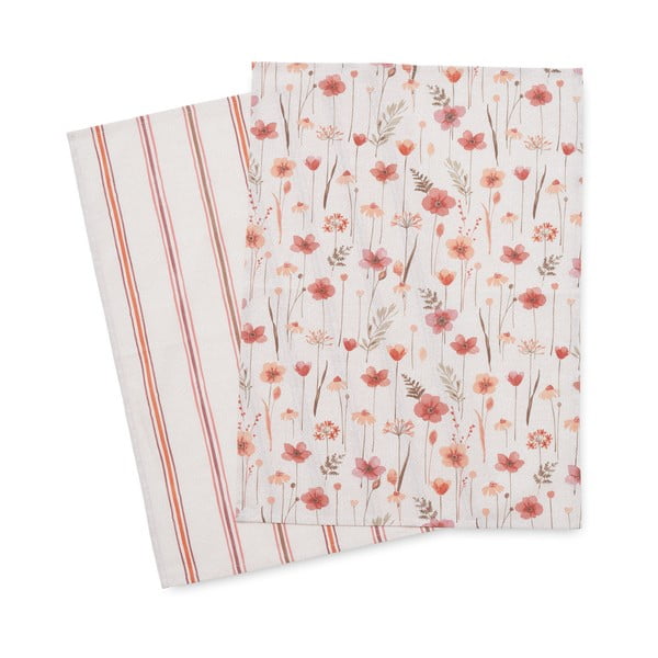 Set di 2 asciugamani in cotone 50x70 cm Harvest Flowers - Catherine Lansfield
