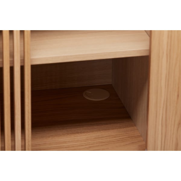 Cassettiera bassa in rovere naturale 188x75 cm Ende - Woodman-image-1