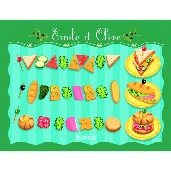 Set da gioco per bambini Sandwich - Djeco-image-1