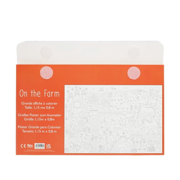 Libro da colorare On the Farm – Rex London-image-4