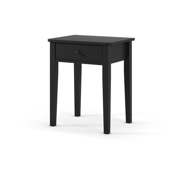 Comodino nero opaco Bart – Marckeric-image-2