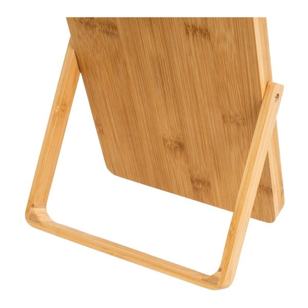 Specchio cosmetico con cornice in bambù 20x27 cm - Casa Selección-image-3