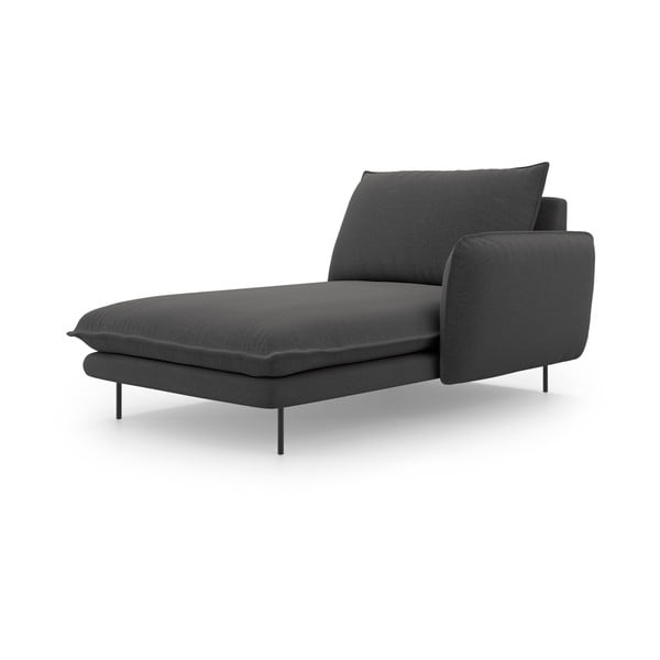 Poltrona lounge grigio scuro, angolo destro Vienna - Cosmopolitan Design-image-2