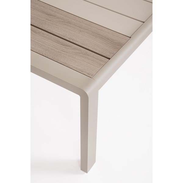 Set di mobili da giardino beige in alluminio per 5 persone Elna – Bizzotto-image-4