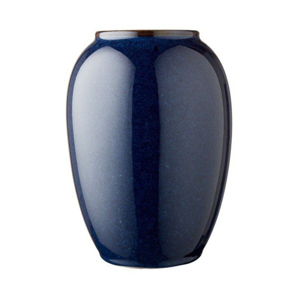 Vaso blu scuro in gres (altezza totale 20 cm) Gastro Blue – Bitz