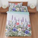 Set copripiumino e federa per letto singolo 3 pezzi 140x200 cm Summer Meadow – My House