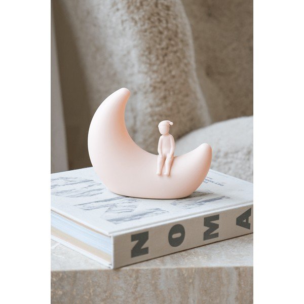 Luce notturna per bambini rosa chiaro Moon Shell – Cam Cam Copenhagen-image-4