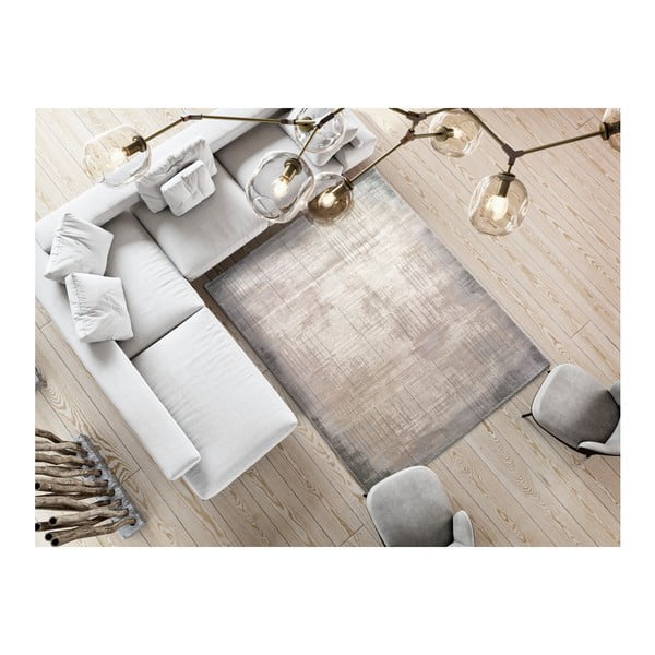 Tappeto grigio e beige , 60 x 120 cm Seti - Universal-image-1