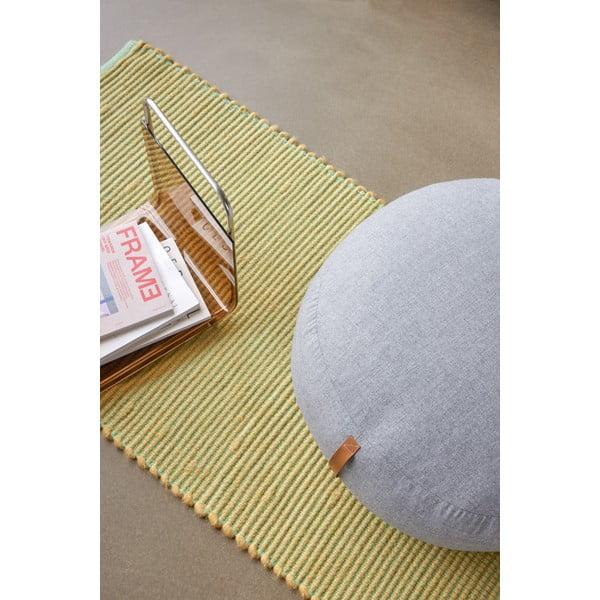 Pouf grigio chiaro Turenio, ø 70 cm Mochi - Hübsch-image-1