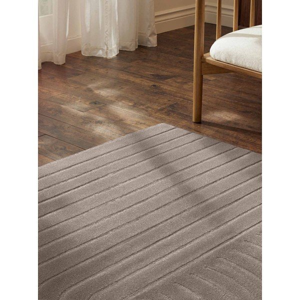 Tappeto grigio chiaro in lana tessuto a mano 200x300 cm Arcura – Vikosa-image-2