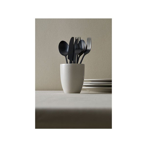 Posate in acciaio inox nero 16 pezzi Bestik - Bitz-image-4