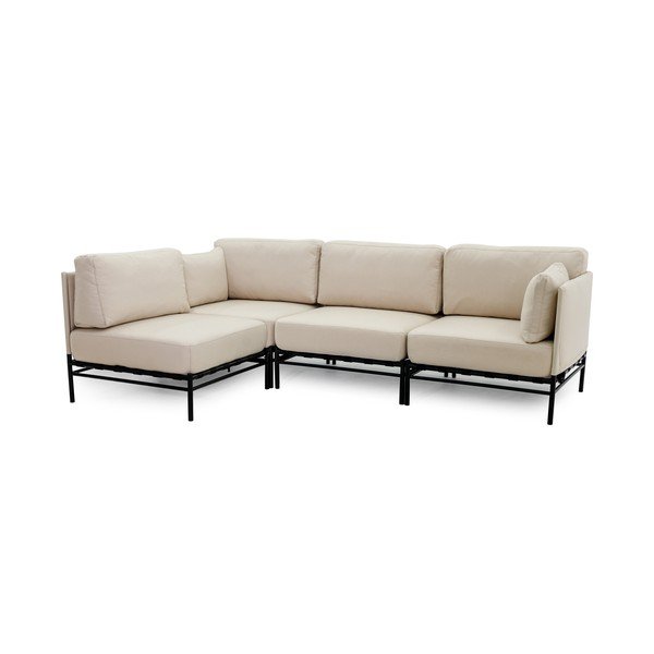Divano modulare da giardino beige 234 cm Dandy - Sit Sit-image-3