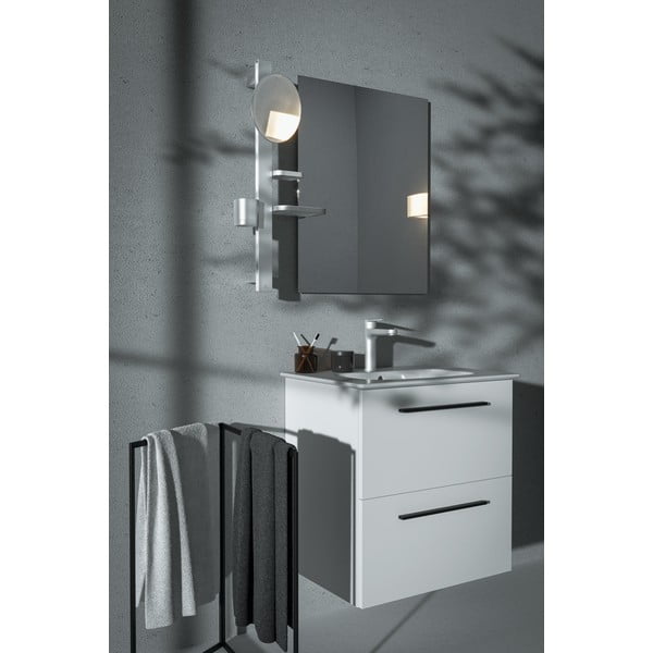 Rubinetto per lavabo argentato opaco Cerafine O - Ideal Standard-image-1