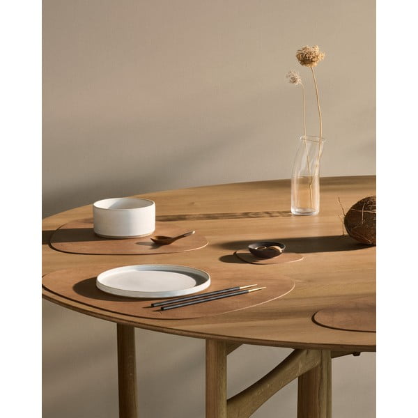 Tovaglietta in eco pelle 37x44 cm Curve L Nupo – LIND DNA-image-1