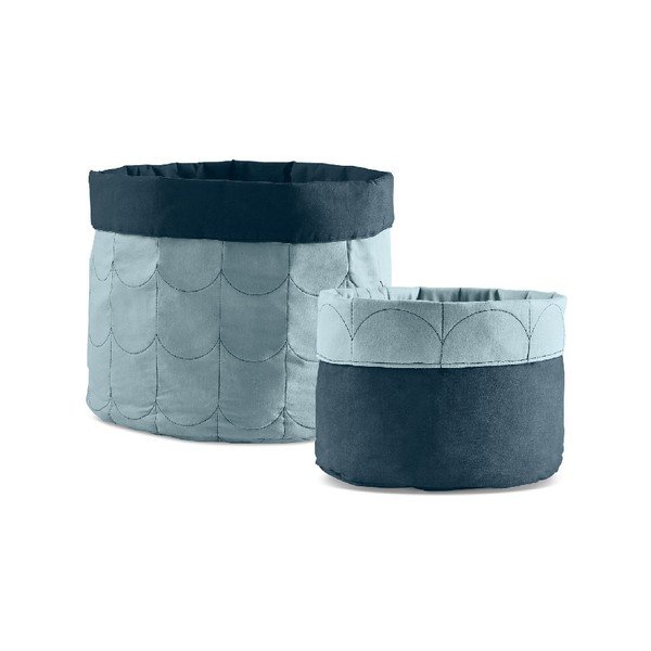 Set di 2 scatole portaoggetti blu Room - Flexa