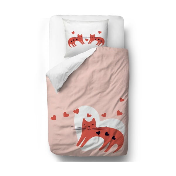 Biancheria da letto in cotone sateen , 200 x 200 cm Hearty Kittens - Butter Kings
