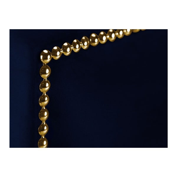 Testata blu navy Mazzini Sofas Daisy, 160 x 120 cm - Cosmopolitan Design-image-3