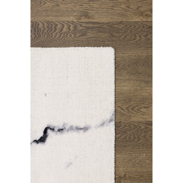 Tappeto in lana crema 133x180 cm Marble - Agnella-image-3