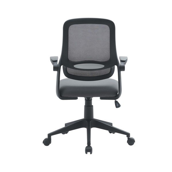 Sedia da ufficio grigia in imbottito Gilmore – Yes Everyday-image-3